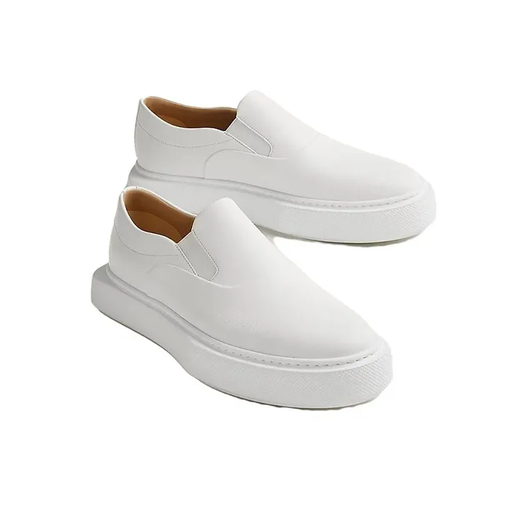 HERMES Loafers Men White-3