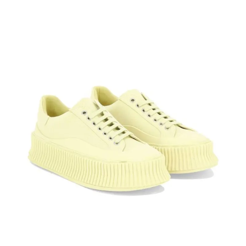 JIL SANDER Stylish Skateboarding Shoes Women's Yellow-2