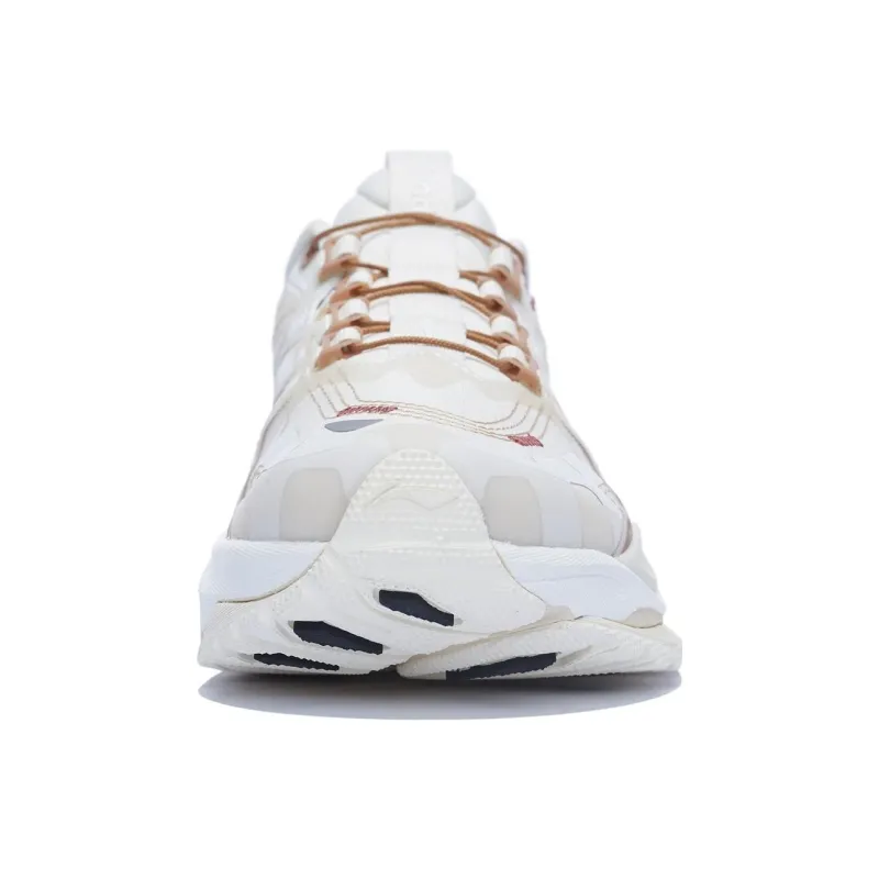 Soulland x LiNing Cat Paw ACE Cushioning Anti Slip And Wear Resistant Low Top Sports Casual Shoes Men's White Brown-3