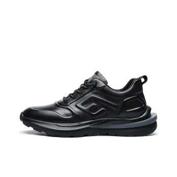 TRUMPPIPE Mid Top Casual Shoes Men's Black