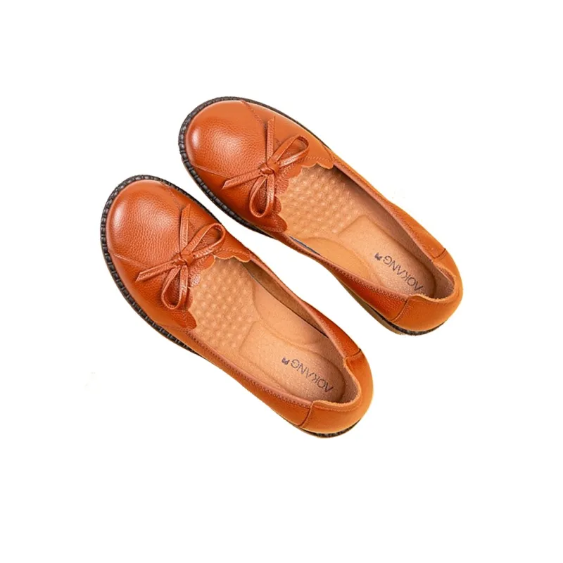 AOKANG Casual Single Shoes Women's Earth Yellow-4