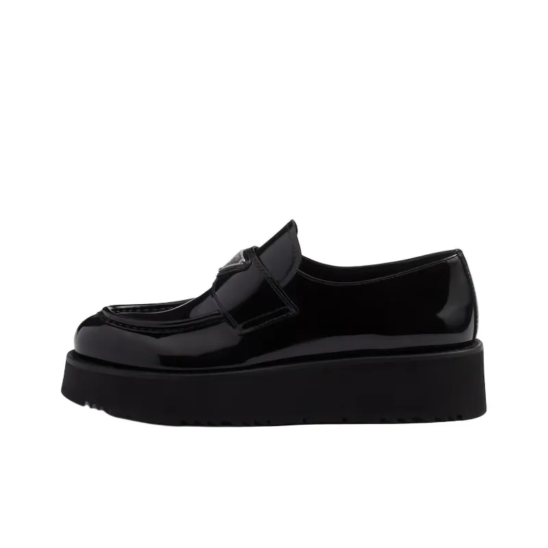 PRADA Casual Single Shoes 4.5cm Women's Black-0