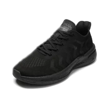 TOREAD Anti Slip Wear Resistant Low Top Running Shoes Men's Black