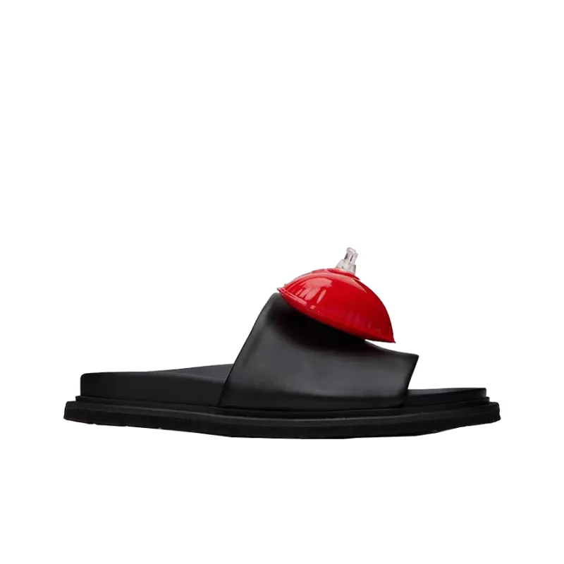 MOSCHINO Slide Slippers Women's Black-1
