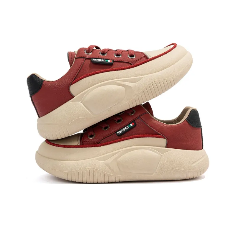 Humanism 1986 Thermal Height Increasing Lightweight Low Top Casual Shoes Women's-11