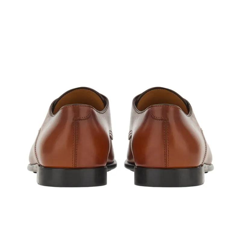 FERRAGAMO Two-tone Leather Derby Shoes-3