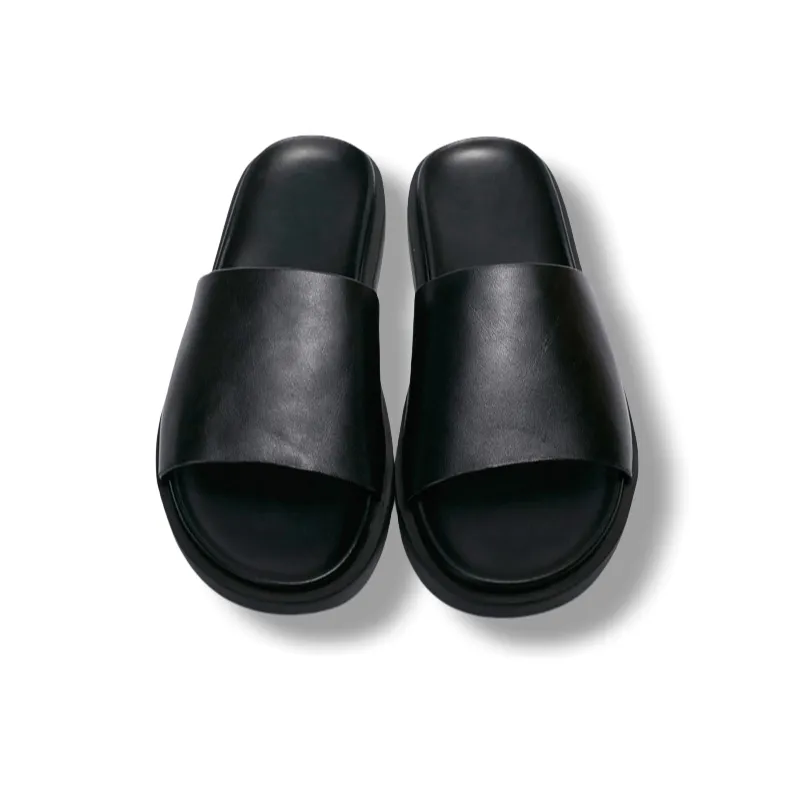 Brounvanm Slide Slippers Men's Black-5