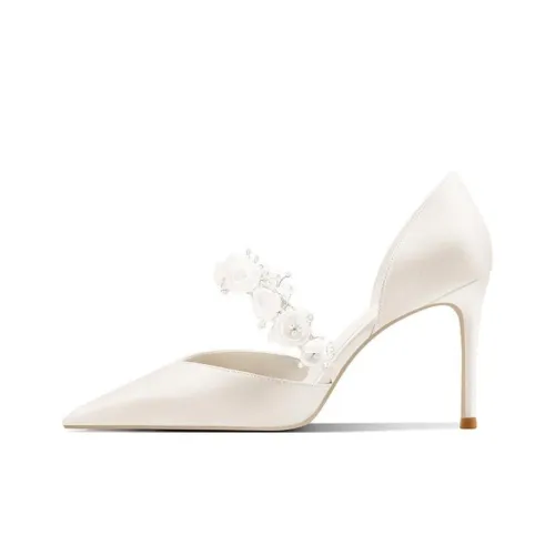 ROSE CASTLE High Heels Women's White