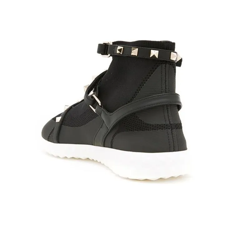 Valentino Casual Shoes Women's Mid Top Black-1