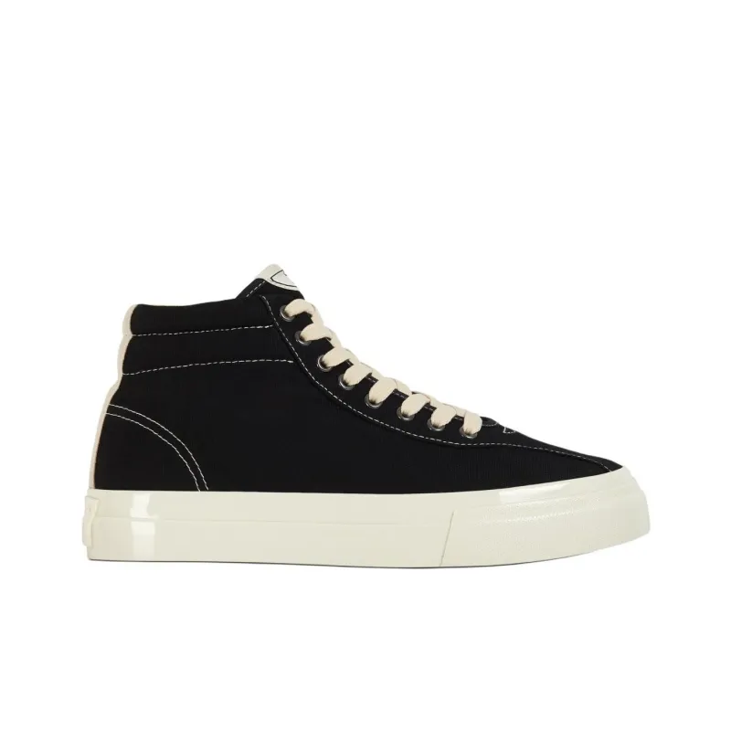 Stepney Workers Club Mid-Top Canvas Shoes Unisex Black-1