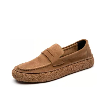 Product B Loafers Gommino Loafers Driving Shoes Men's Brown