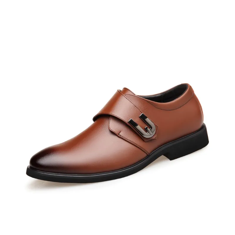 Batotem Dress Shoes Men Low Top Black/Brown-5