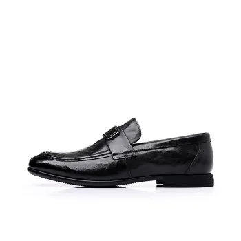 ZUWUDONG Loafers Men Black