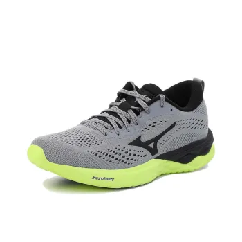 Mizuno Cushioning Anti-Slip Wear-Resistant Breathable Lightweight Rebound Low-Top Running Shoes Men's Gray Green