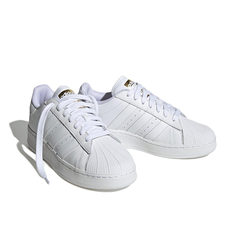 Superstar Adidas Originals Xlg White Gold Metallic POIZON