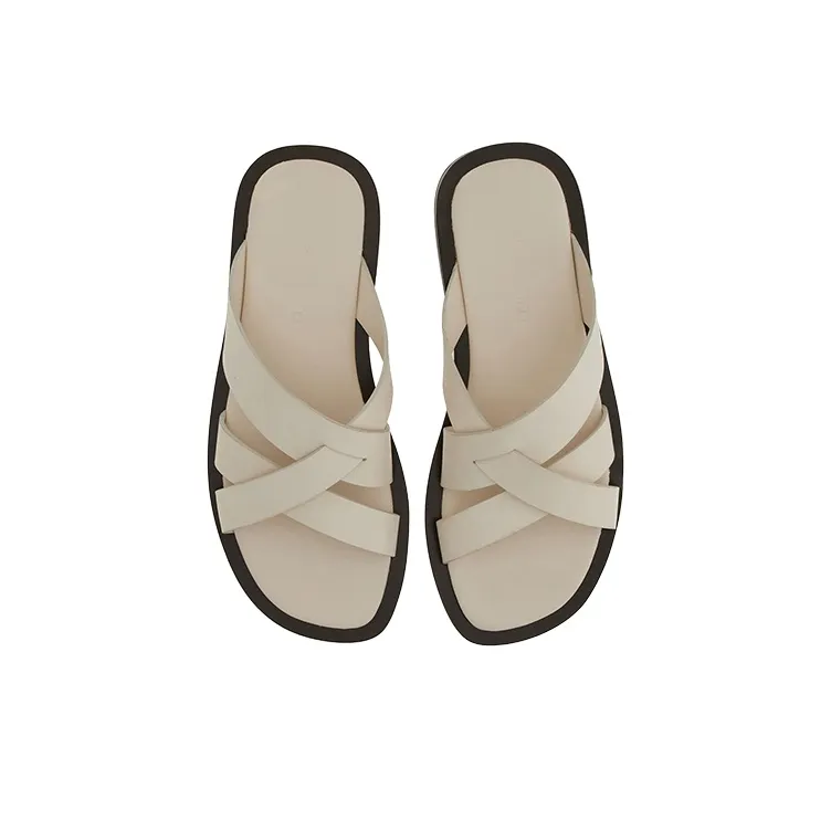 FERRAGAMO Slip Resistant Slide Slippers Men's White-2