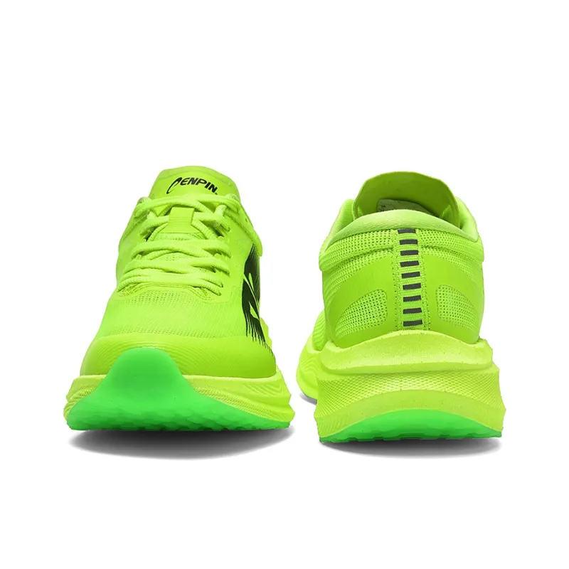 CENPIN Low-Top Cushioning Anti-Slip And Wear-Resistant Full-Length Carbon Plate Running Shoes Unisex Jadeite/Neon Green-4