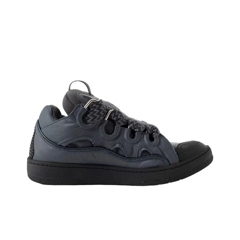 Lanvin Curb Low Top Sports Lifestyle Casual Shoes Men's Black-1
