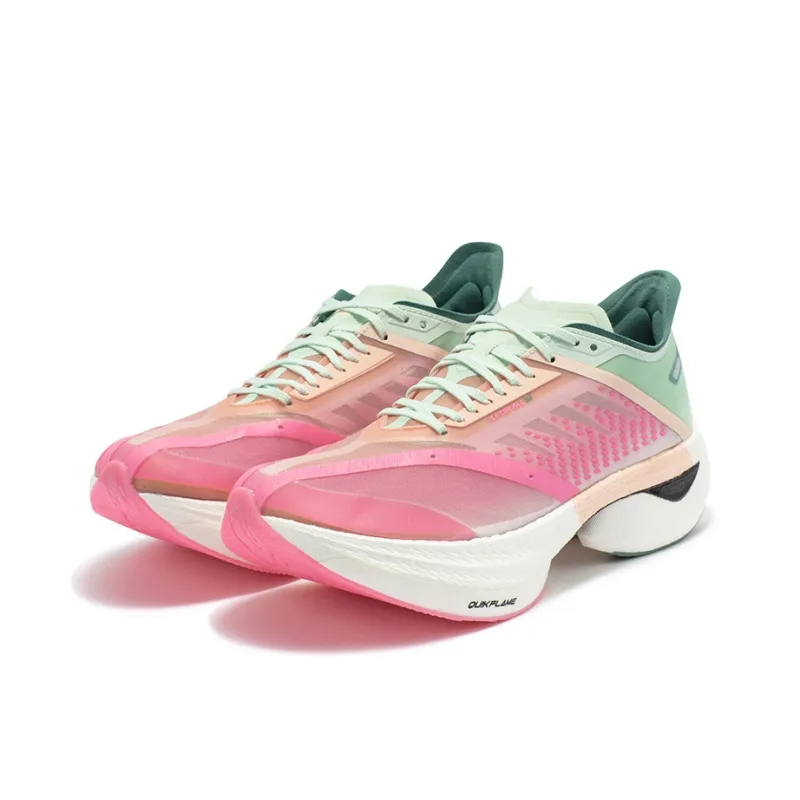 361° Feibiao Low Top Running Shoes Unisex Soft Pink-2