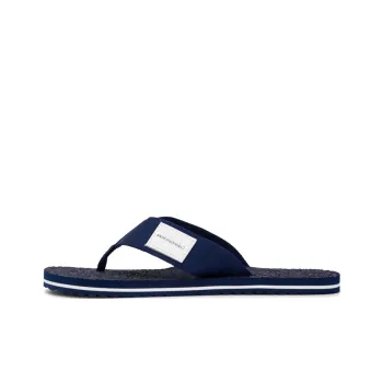 CKJ CALVIN KLEIN JEANS Rubber Sole Flip Flops Men's Blue
