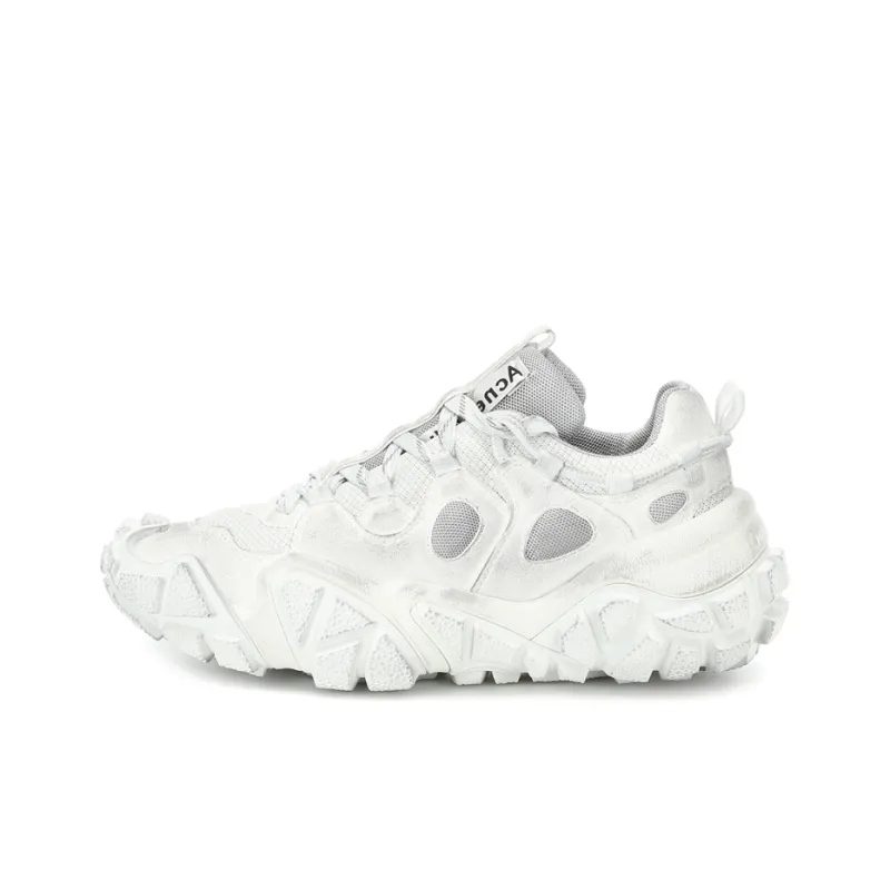 Acne Studios Bolzter W Tumbled Anti Slip And Wear Resistant Breathable Low Top Casual Shoes Women's White-0