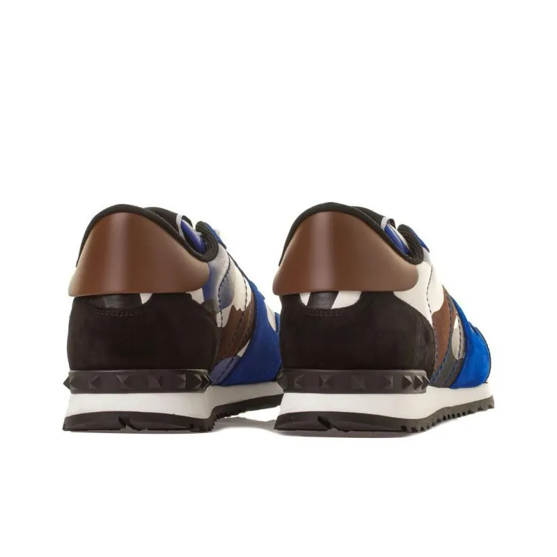 Valentino Garavani Rockrunner Camouflage Lace Up Sneakers-4