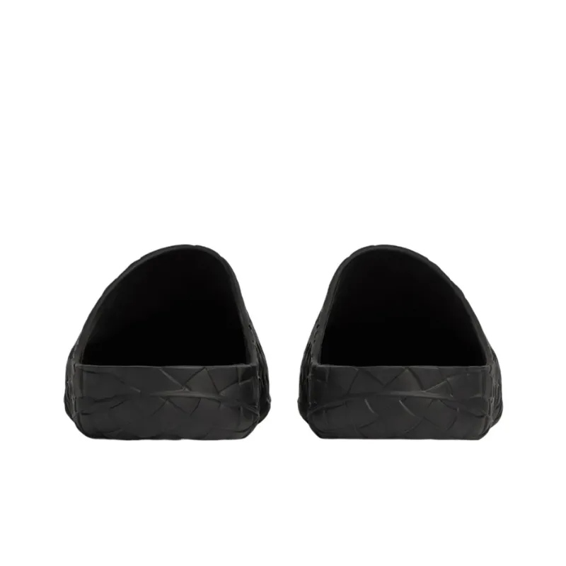 Bottega Veneta Beebee Wrap toe Slippers Men's Black-3