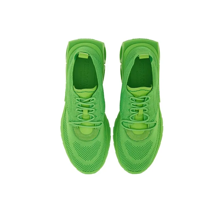 FERRAGAMO Slip Resistant Low Top Sports Casual Shoes Women's Green-2