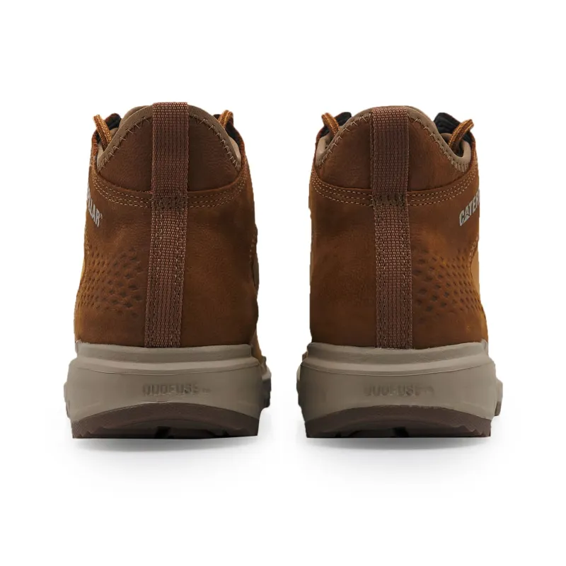 CAT Stratify WP SS23 Abrasion Resistant Mid Top Outdoor Shoes Men's Brown-3