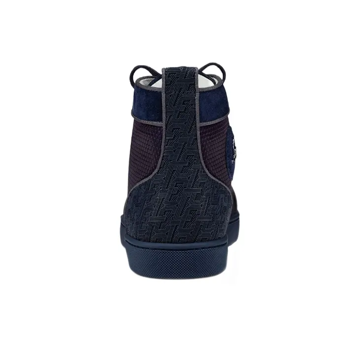 Christian Louboutin Lou Spikes Orlato Flat Version Rock-3