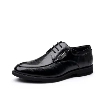 Batotem Dress Shoes Men Low Top Black