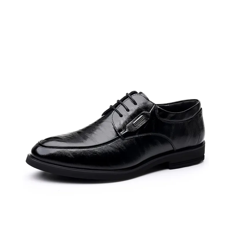 Batotem Dress Shoes Men Low Top Black-0