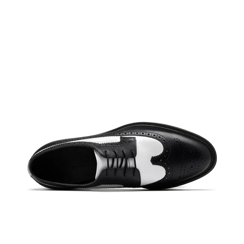 Anthony Miles Men's Casual Shoes Men Low Top Black/White-3