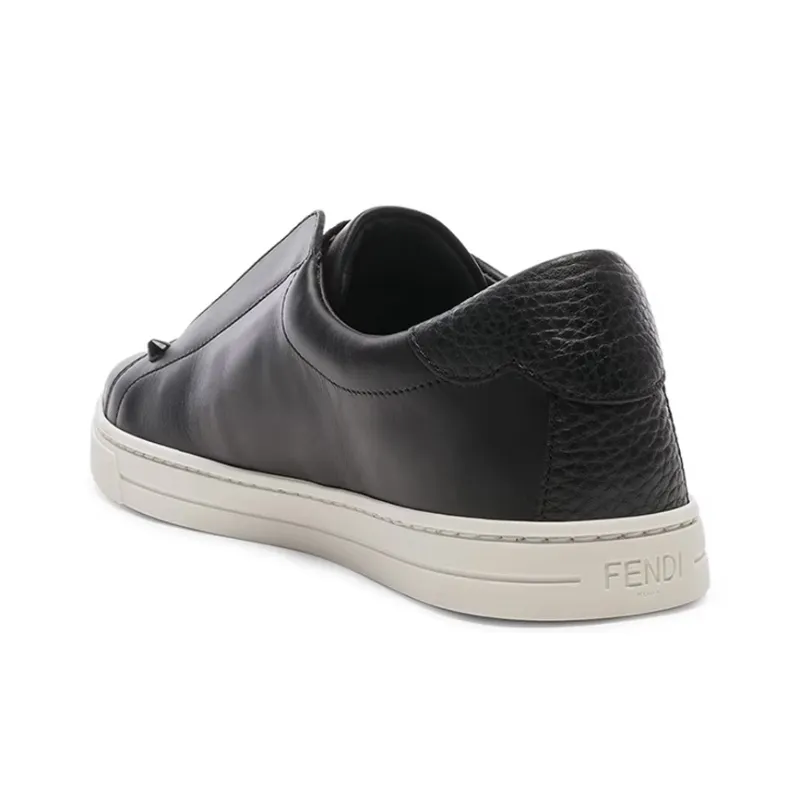 FENDI Stylish Skateboarding Shoes Women's Black-4