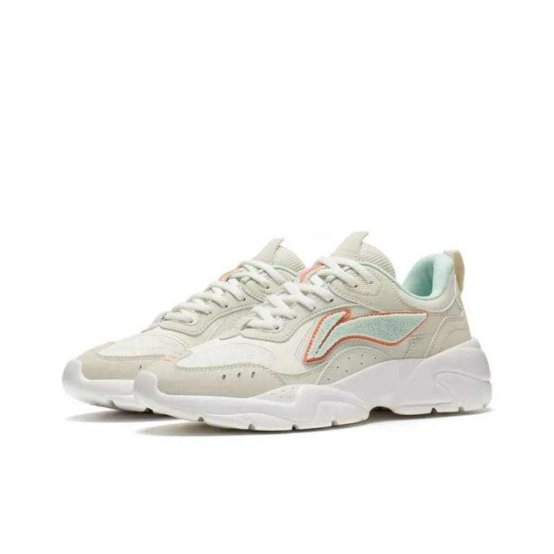 LINING Sportswear Sneakers 'Beige Green' Women's-2