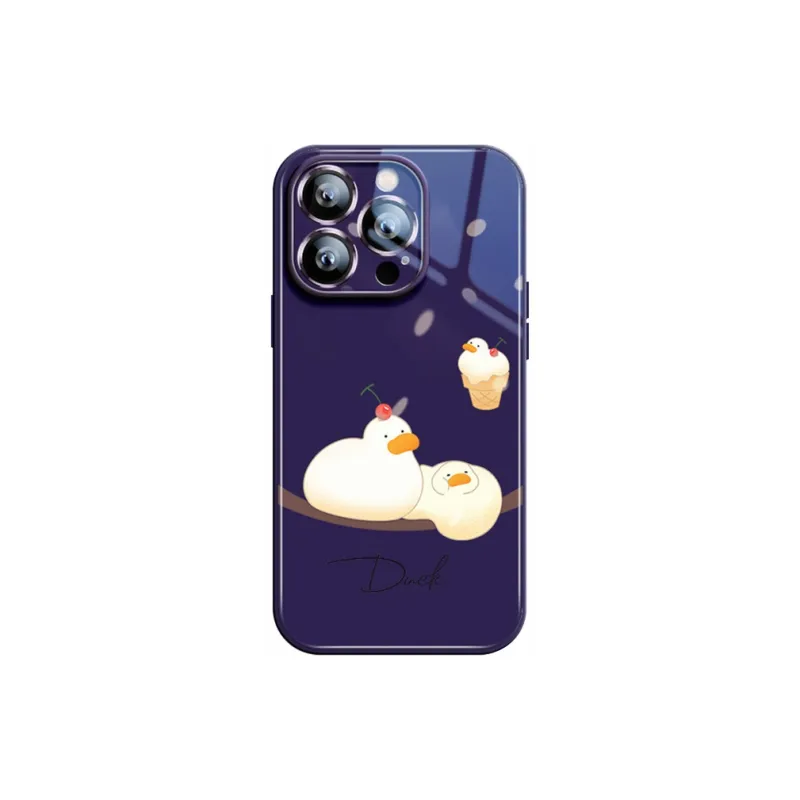 Sen Dog Glass Material Creative Individual Trendy Brand Phone Cases Suitable For Apple 15Promax/Pro/Plus/14/13/12-6