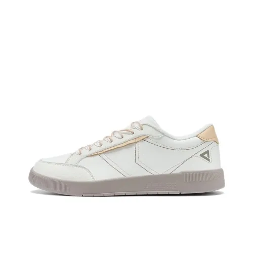 PEAK Skateboard Shoes Men Low-Top White/Yellow