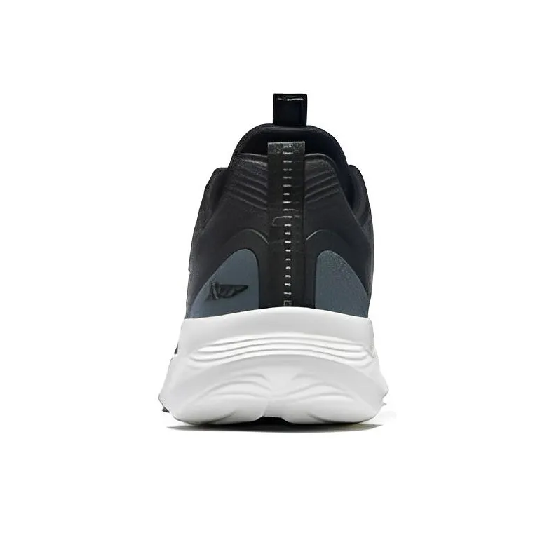 XTEP Wear-resistant And Lightweight Low-Top Running Shoes Men's Black White-3