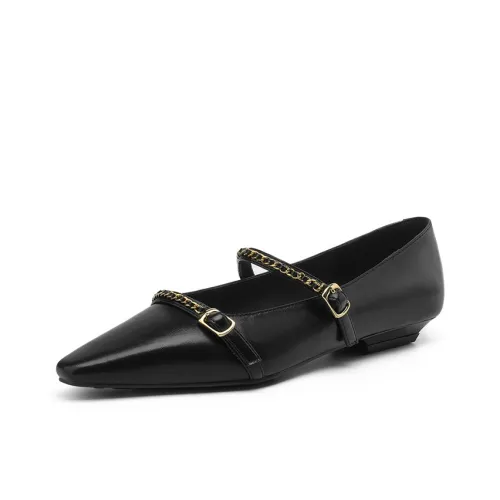 JOSINY Women's Casual Shoes Women's Black/Ecru