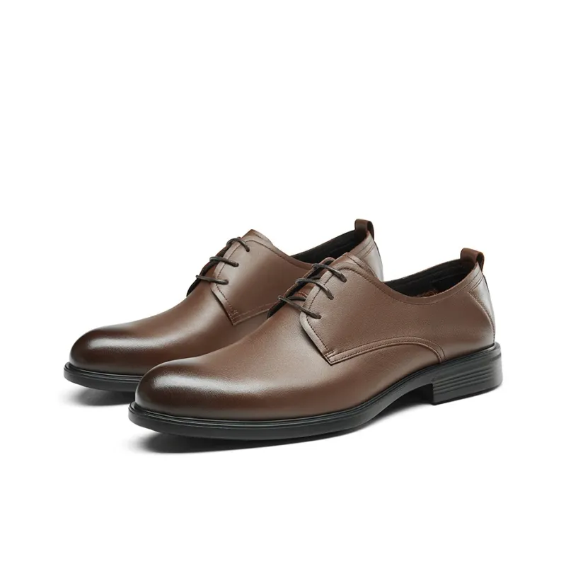 KANGNAI Dress Shoes Men's Brown-1