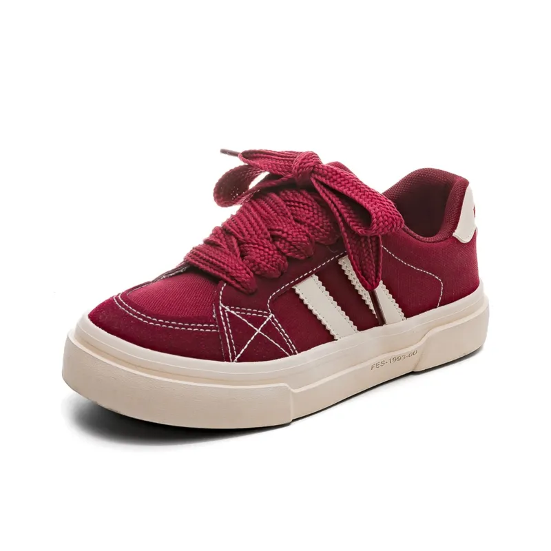 YOBN SMILE Anti-Slip Wear-Resistant Low-Top Skateboard Shoes Women's-14