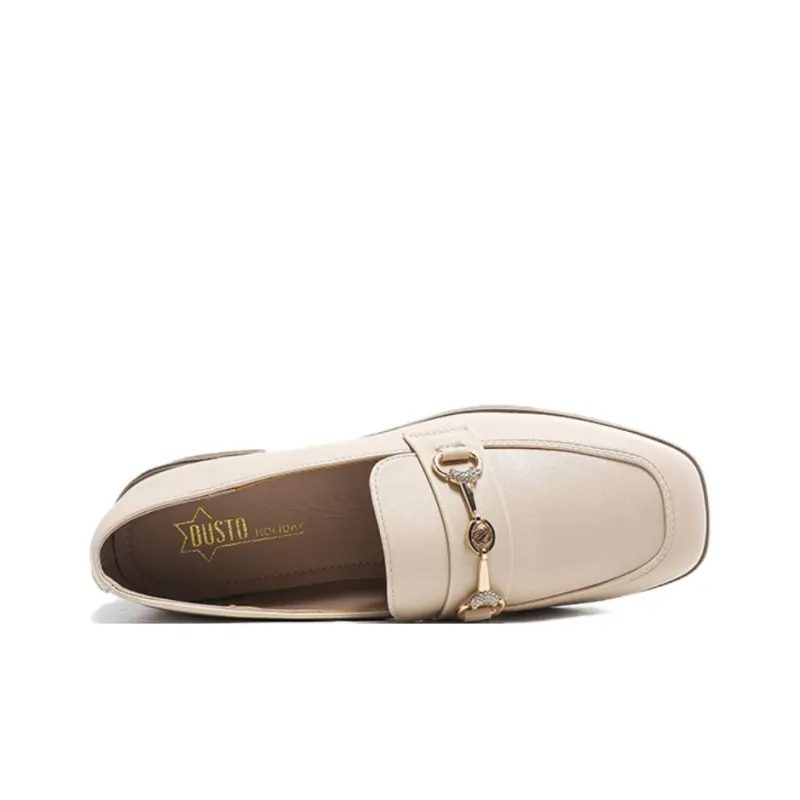 DUSTO Loafers Women's Black/Beige-6
