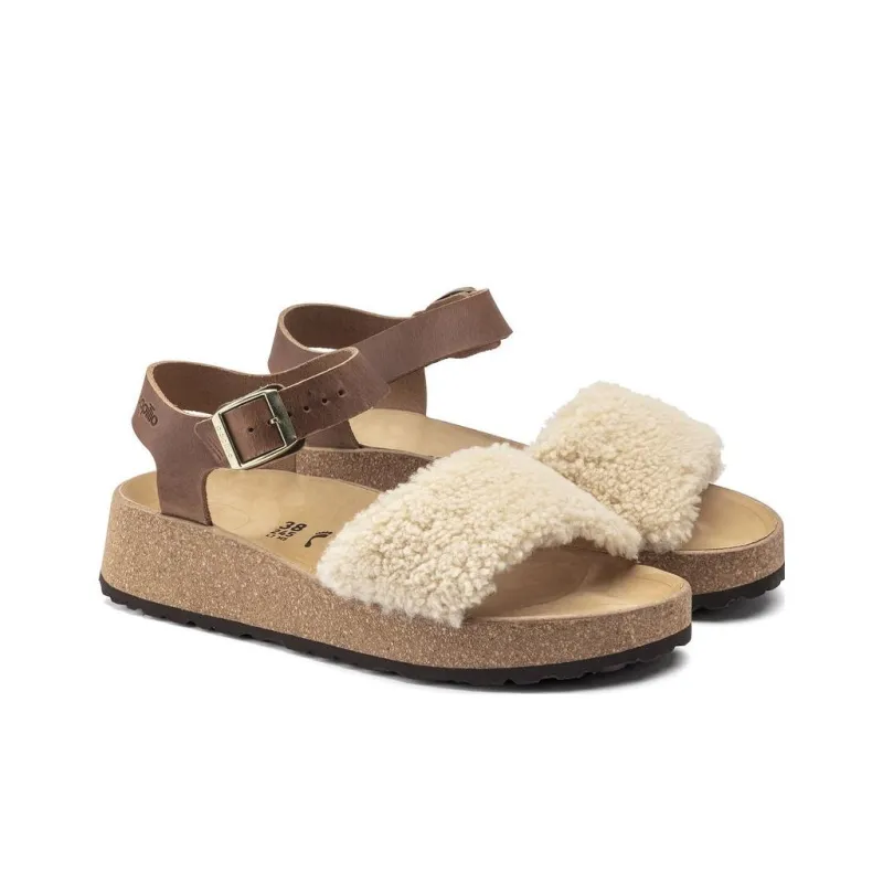 Birkenstock Glenda Beach Sandals Women's Beige Narrow Fit-2