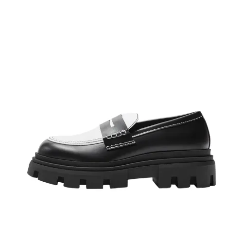 ZARA Loafers Men Black/White