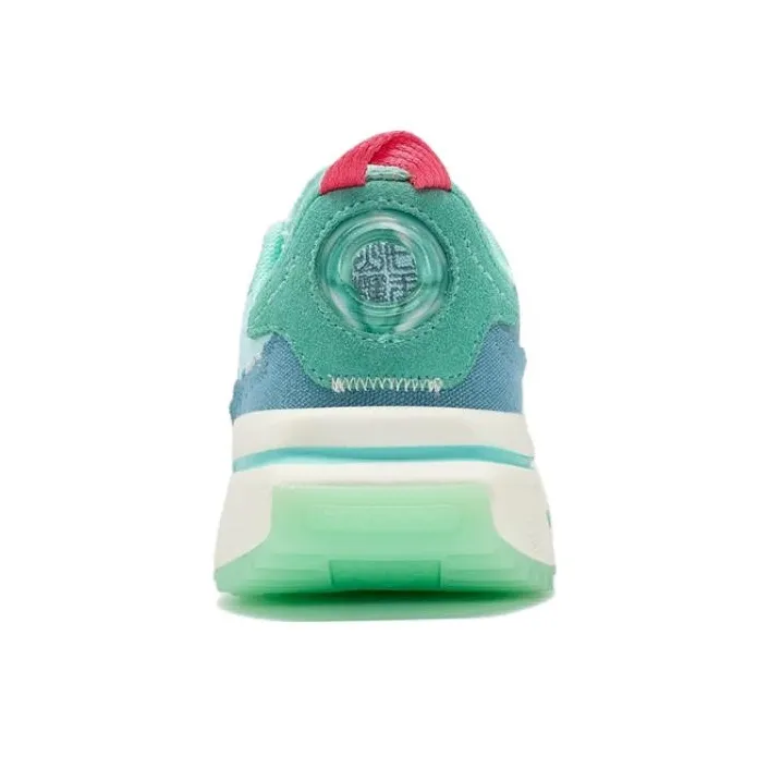PEAK Taichi 70S Anti Slip Wear Resistant Low Top Sports Casual Shoes Women's Bright Fresh Green-3