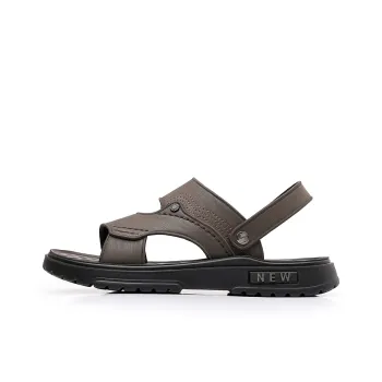 PAMATE Beach Sandals Men Black, Brown