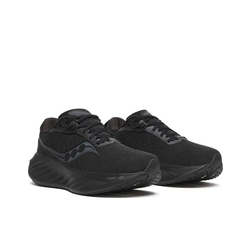 Saucony Triumph 22 Triple Black Women's-1