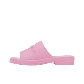 FERRAGAMO Logo debossed Open toe Slides