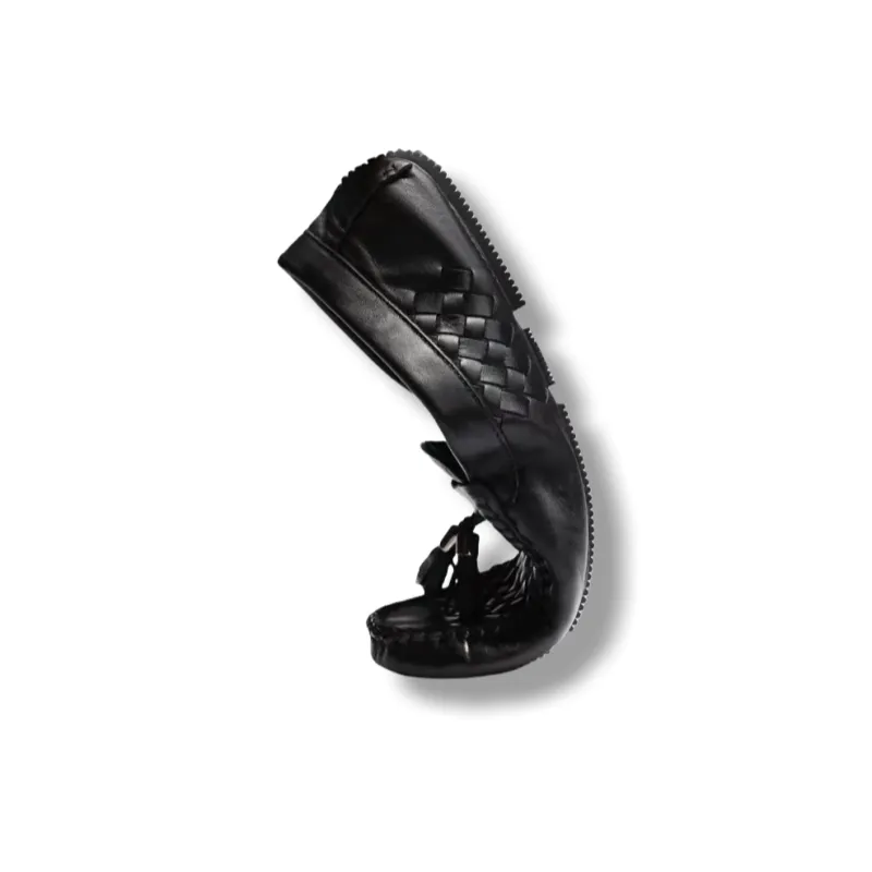 Brounvanm Beanie Shoes Men's Black-4