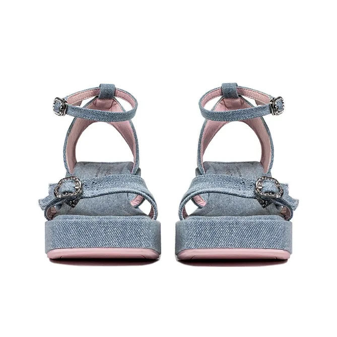 Wonderful Couple One Strap Sandals 7cm Women's-30
